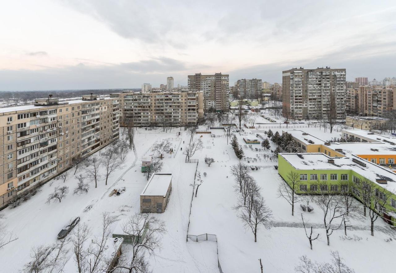 Apartament Уютная Квартира Для Семьи На Оболони Kijów Zewnętrze zdjęcie